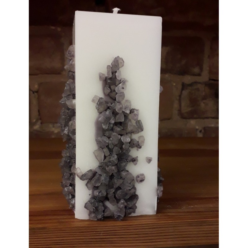 Stearin Candle with Sea Salt