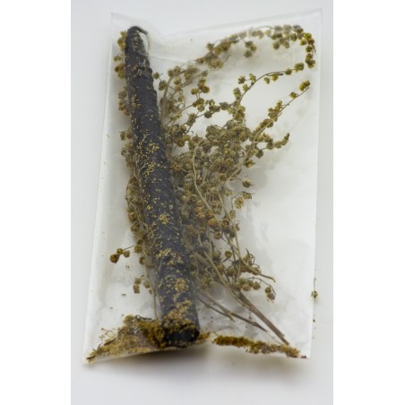 Beeswax Candle with wormwood