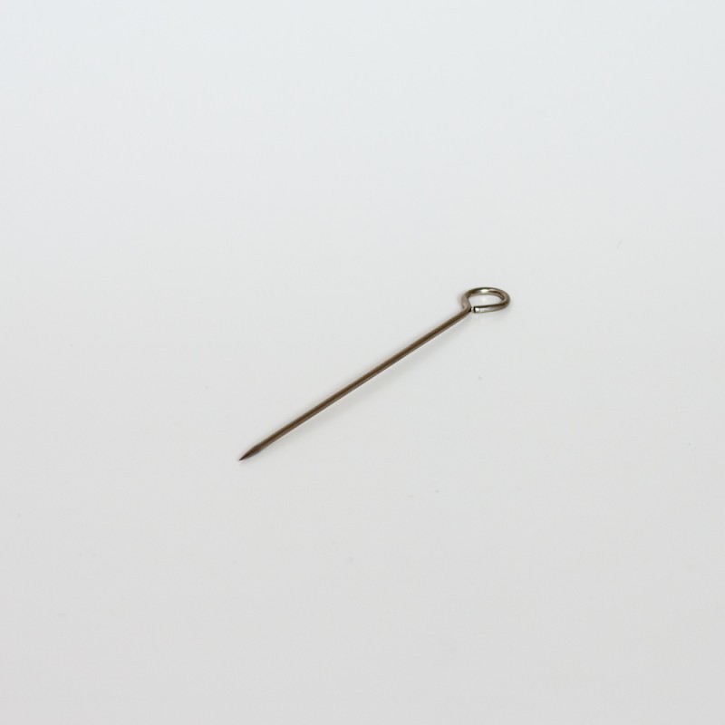 Needle for fixing the wick