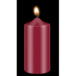 Candle Color dark Red 10 g