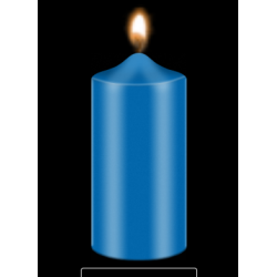 Candle Color Blue 10 g