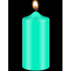 Candle color green 10 g