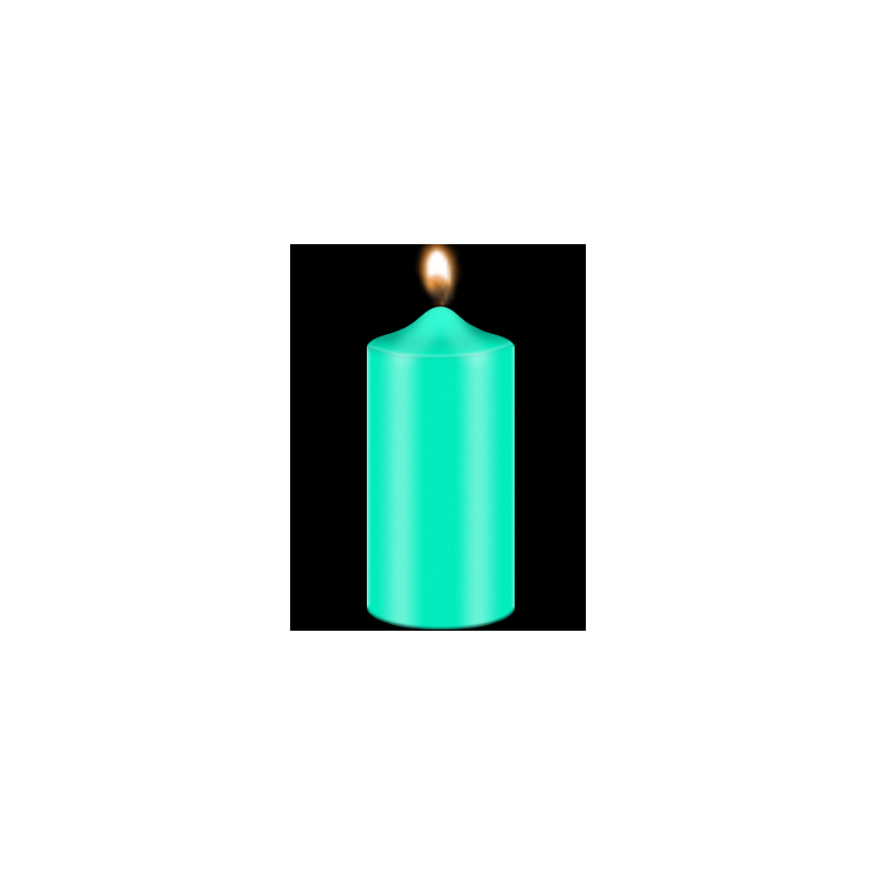 Candle color green 10 g